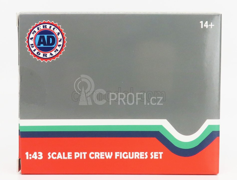 American diorama Figurky mechaniků F1 Pit-stop Set 2 2022 1:43, červená