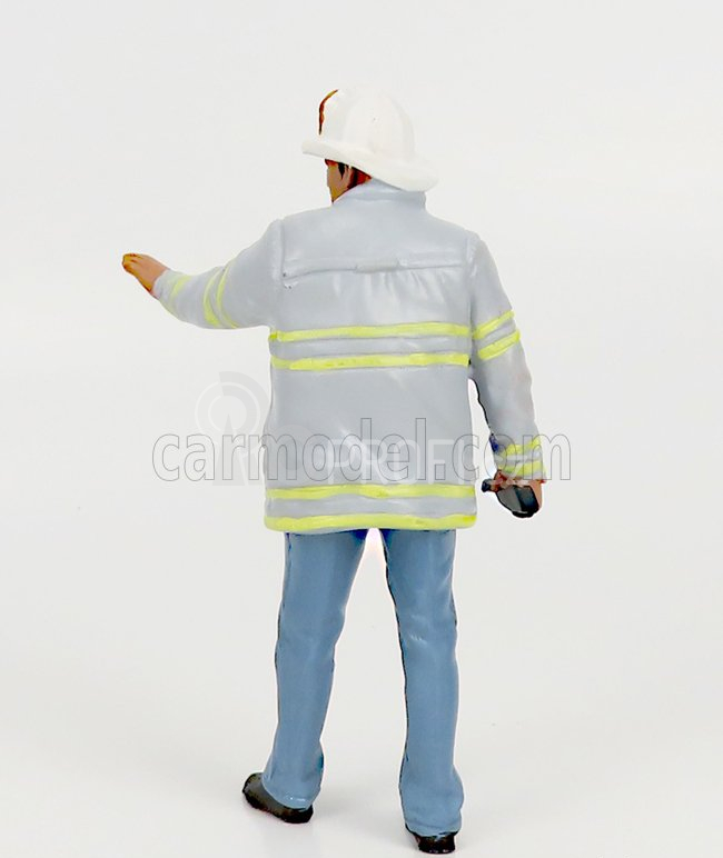 American diorama Figures Firefighters - Fire Captain 1:24 Šedomodrá