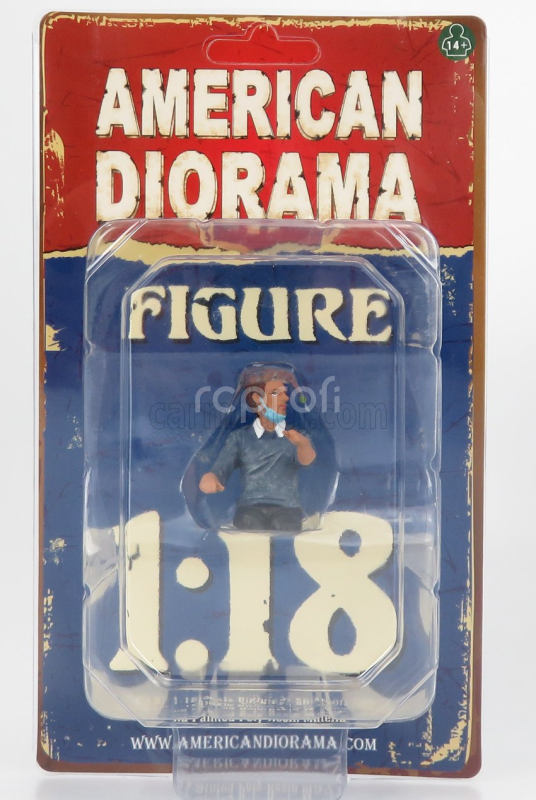 American diorama Figures Man - Hazmat Crew Figure Iii 1:18 Blue