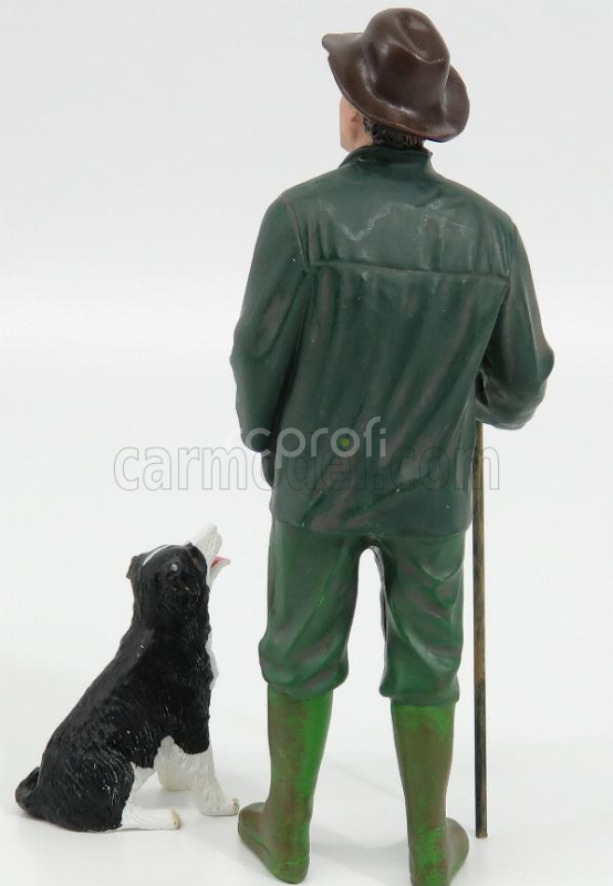 American diorama Figures Meccanico Con Cane - Mechanic Patrick With Dog 1:18 Zelená