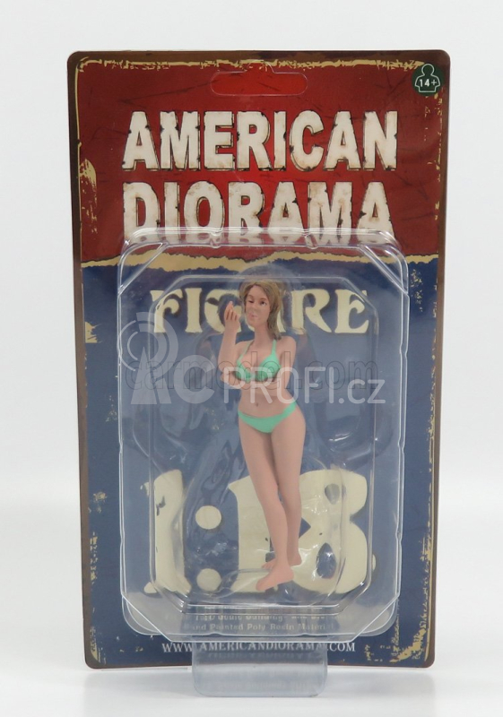 American diorama Figurka slečny, kalendář srpen, série II 1:18