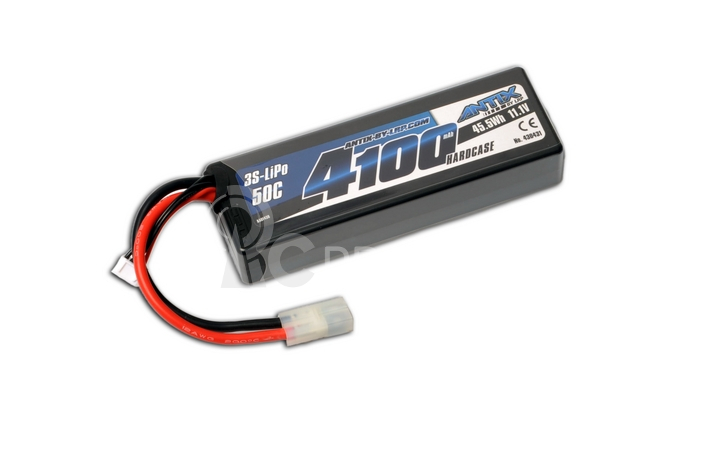 ANTIX by LRP 4100mAh - 11.1V - 50C LiPo Car Stickpack Hardcase - TAMIYA konektor