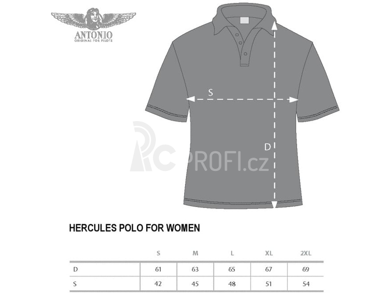 Antonio dámská polokošile Herkules C-130H XL