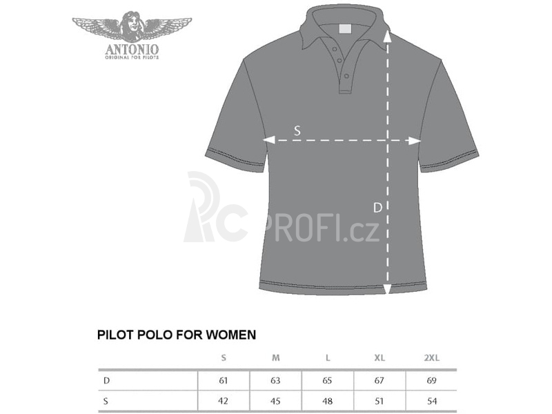 Antonio dámská polokošile Pilot M