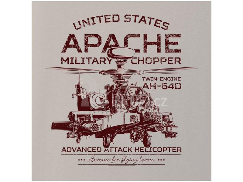 Antonio pánské tričko Apache AH-64D M
