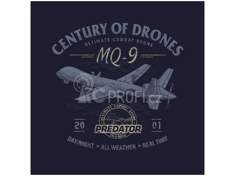 Antonio pánské tričko Dron MQ-9 Reaper XL