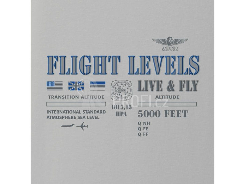 Antonio pánské tričko Flight Levels M