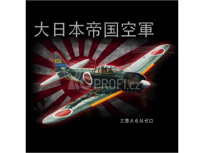 Antonio pánské tričko Mitsubishi A6M Zero Jp XXL