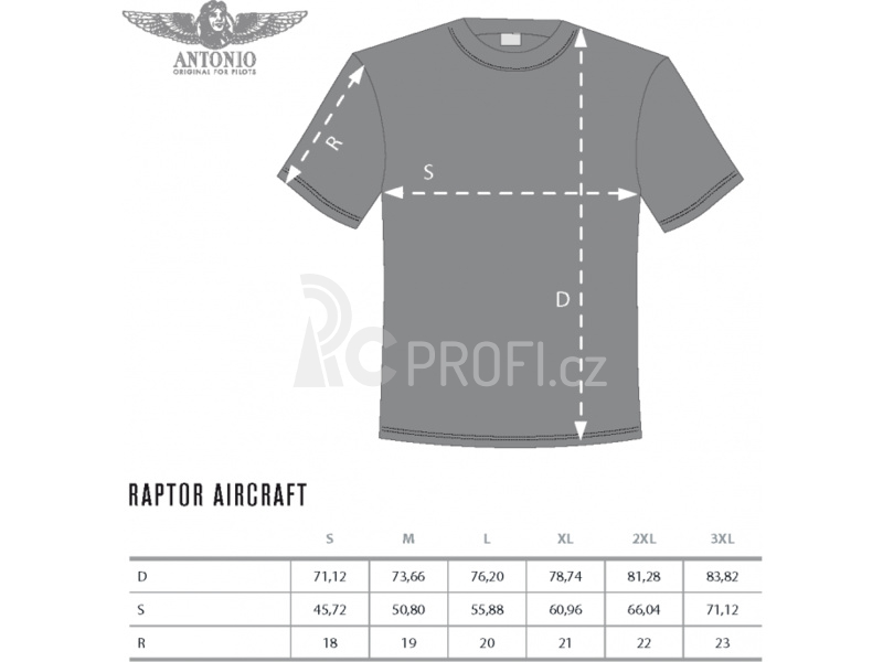 Antonio pánské tričko Raptor M