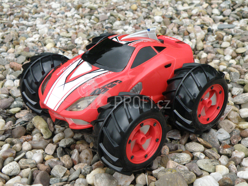 RC auto Aqua Stunt, červené