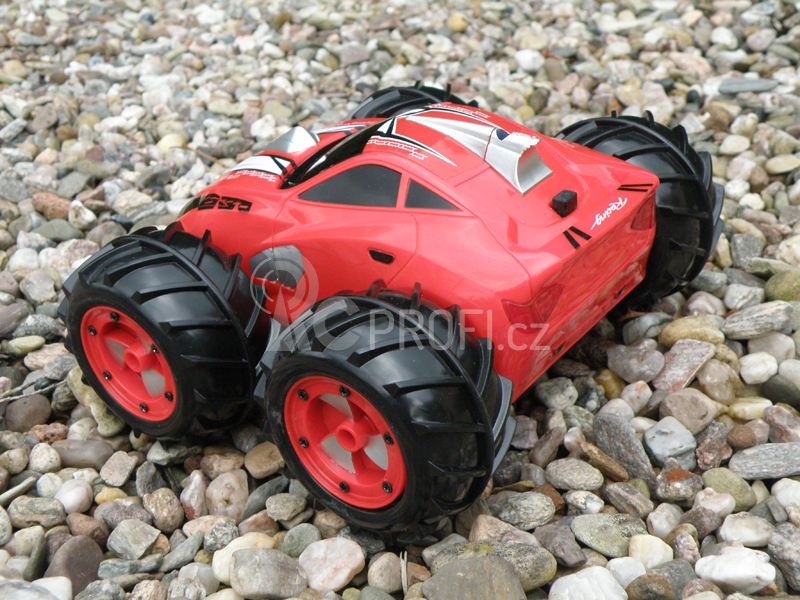 RC auto Aqua Stunt, červené