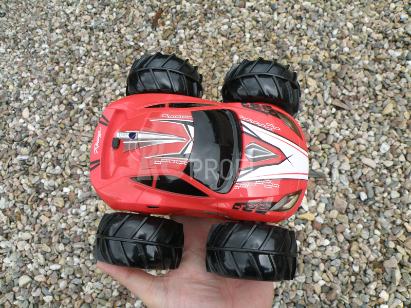 RC auto Aqua Stunt, červené