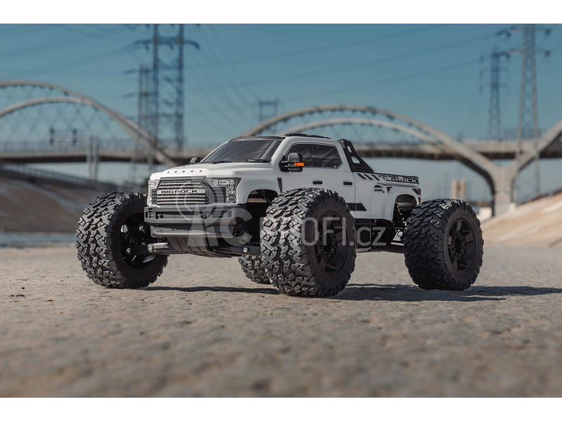 RC auto Arrma Big Rock 6S BLX 1:7 4WD RTR, bílá