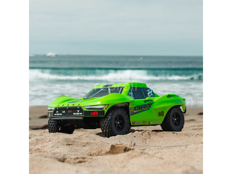 RC auto Arrma Fury Mega 550 1:10 RTR Basic, zelená