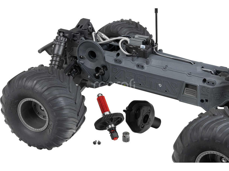 RC auto Arrma Gorgon 1:10 Kit Smart RTA, čirá