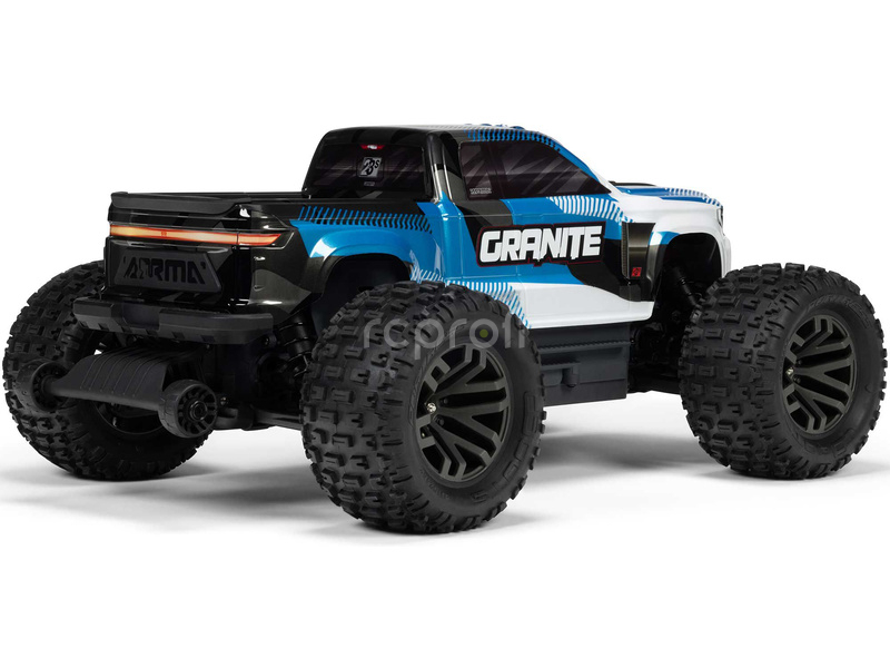RC auto Arrma Granite 223S BLX 1:10 4WD RTR DSC, modrá