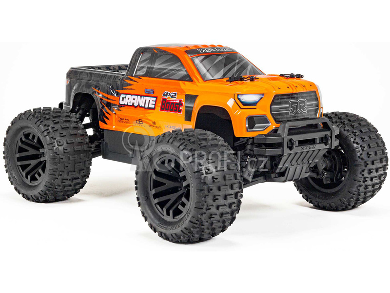 RC auto Arrma Granite 4x2 Boost Mega 1:10 RTR, oranžová