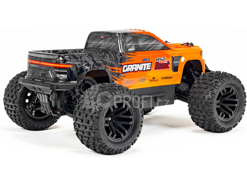 RC auto Arrma Granite 4x2 Boost Mega 1:10 RTR, oranžová
