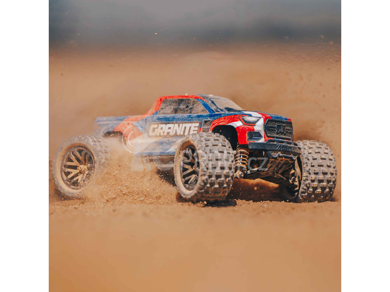 RC auto Arrma Granite Grom 1:18 4WD Smart RTR, červená
