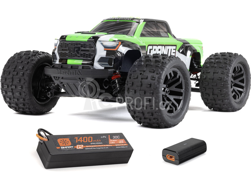 RC auto Arrma Granite Grom 1:18 4WD Smart RTR, modrá