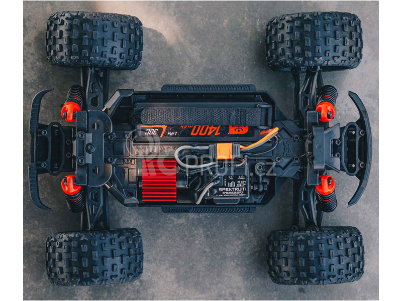 RC auto Arrma Granite Grom 1:18 4WD Smart RTR, modrá