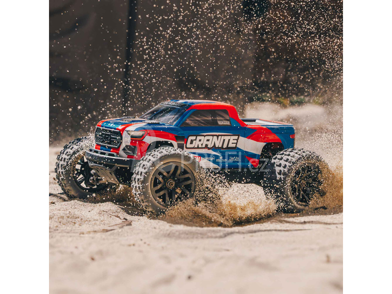 RC auto Arrma Granite Grom 1:18 4WD Smart RTR, modrá