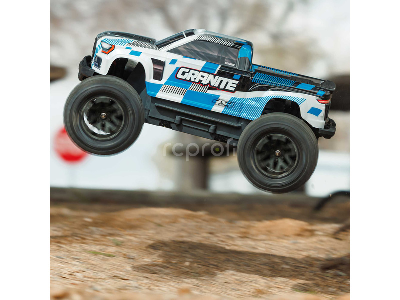 RC auto Arrma Granite Mega 665 1:10 4WD RTR, modrá