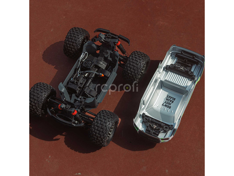 RC auto Arrma Granite Mega 665 1:10 4WD RTR, modrá