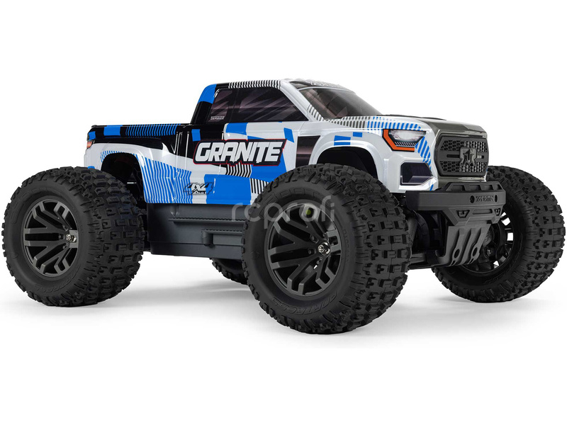 RC auto Arrma Granite Mega 665 1:10 4WD RTR, modrá