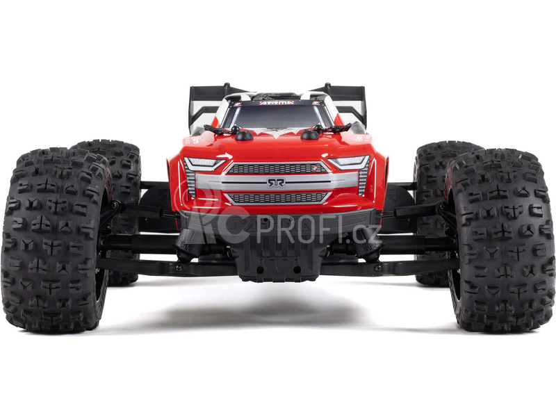 RC auto Arrma Kraton 4S V2 BLX 1:10 4WD RTR, červená