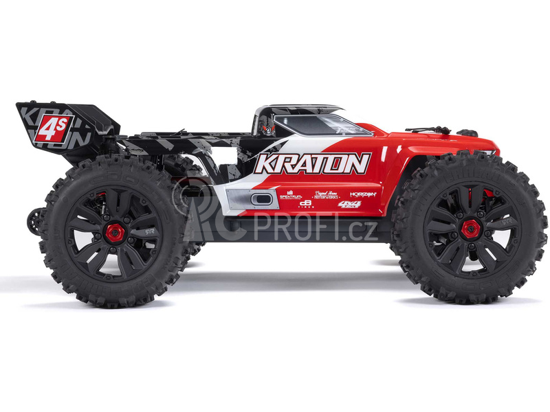 RC auto Arrma Kraton 4S V2 BLX 1:10 4WD RTR, červená