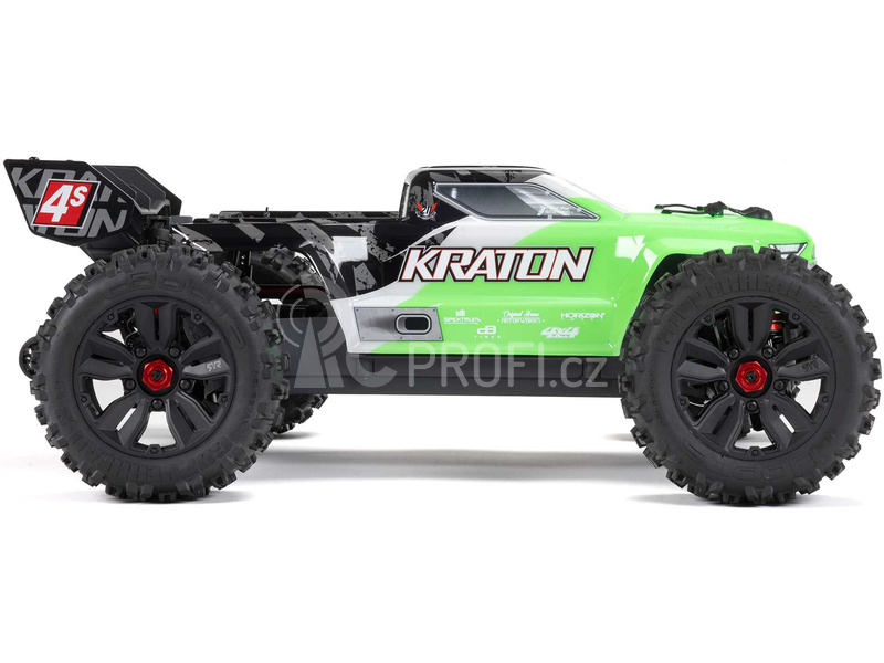 RC auto Arrma Kraton 4S V2 BLX 1:10 4WD RTR, červená