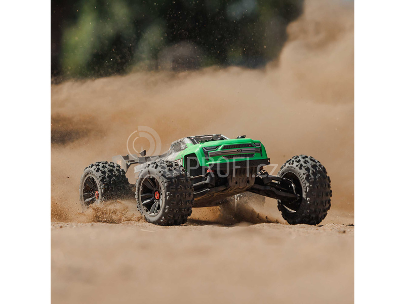 RC auto Arrma Kraton 4S V2 BLX 1:10 4WD RTR, červená