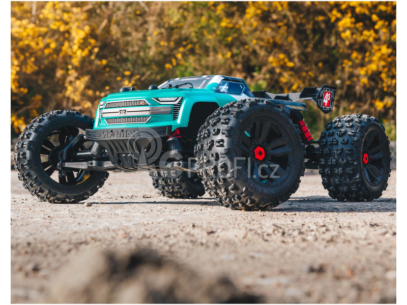 RC auto Arrma Kraton 4S V2 BLX 1:10 4WD RTR, tyrkysová