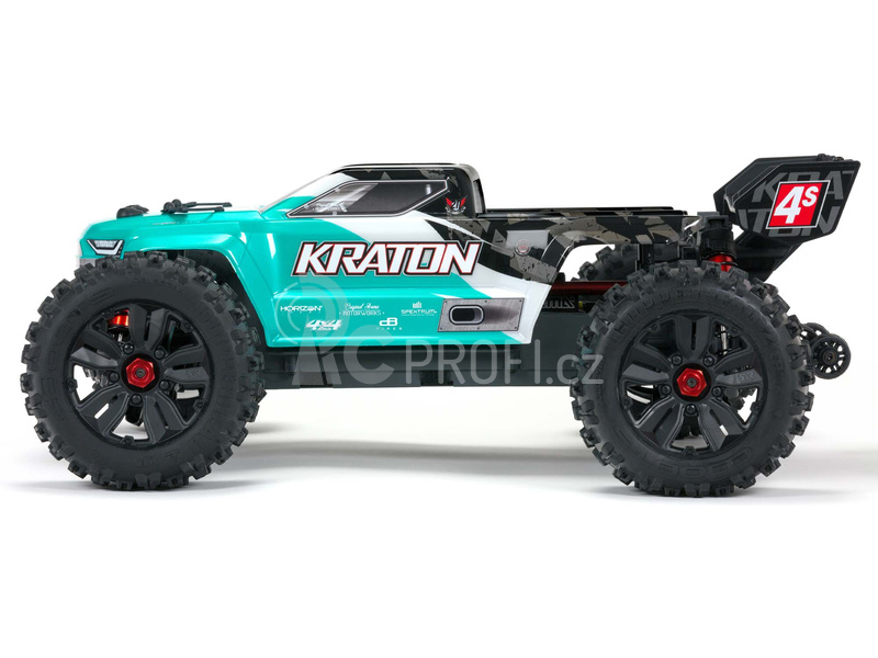 RC auto Arrma Kraton 4S V2 BLX 1:10 4WD RTR, tyrkysová