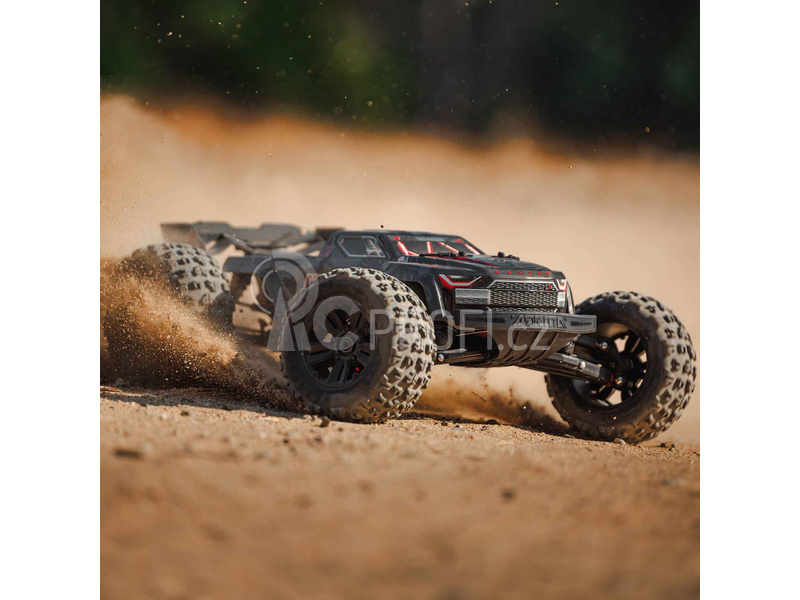 RC auto Arrma Kraton 6S BLX 1:8 4WD EXtreme Bash RTR, černá