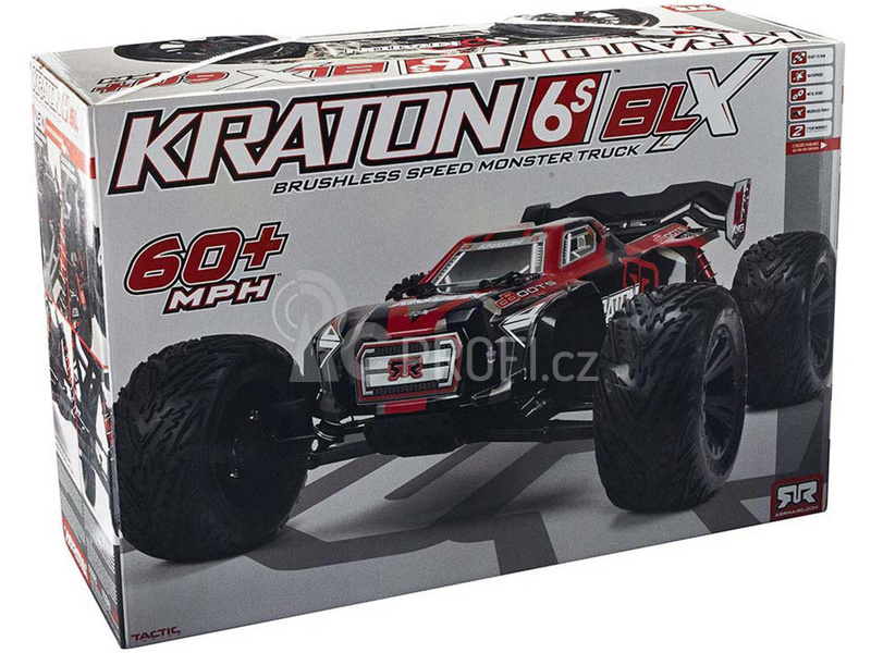 Arrma Kraton 6S BLX 1:8 4WD RTR červená