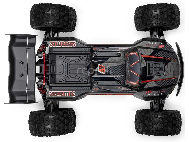 RC auto Arrma Kraton 6S BLX V6 1:8 4WD Extreme Bash RTR, černá