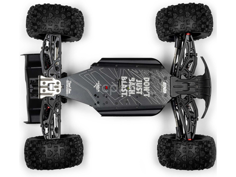 RC auto Arrma Kraton 6S BLX V6 1:8 4WD Extreme Bash RTR, černá