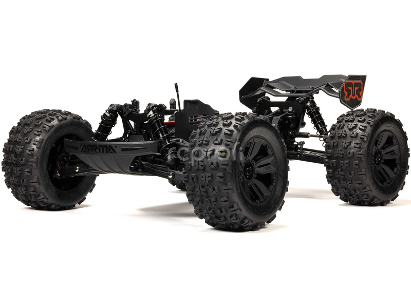RC auto Arrma Kraton 6S V6 BLX 1:8 4WD RTR, modrá/růžová