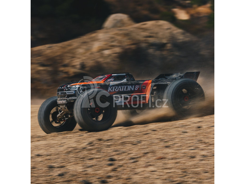 Arrma Kraton 8S BLX 1:5 Smart RTR oranžová