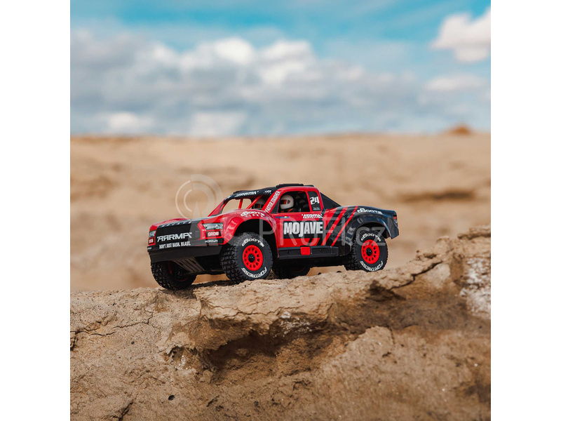 RC auto Arrma Mojave Grom 1:18 4WD RTR, červená
