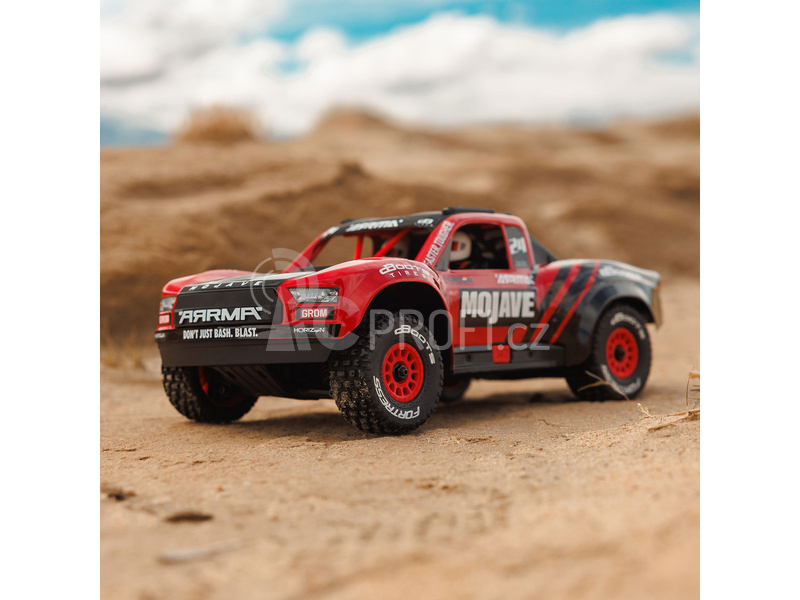 RC auto Arrma Mojave Grom 1:18 4WD RTR, červená