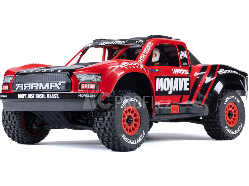 RC auto Arrma Mojave Grom 1:18 4WD RTR, červená