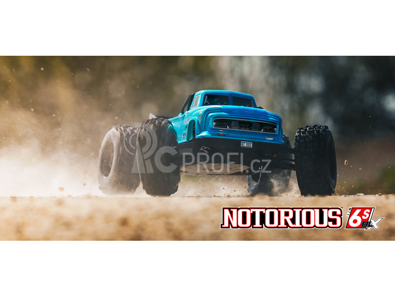 Arrma Notorious 6S BLX 1:8 4WD RTR černá