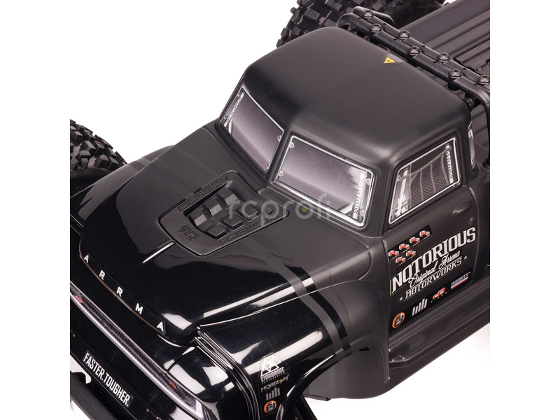 RC auto Arrma Notorious 6S V6 BLX 1:8 4WD RTR, černá