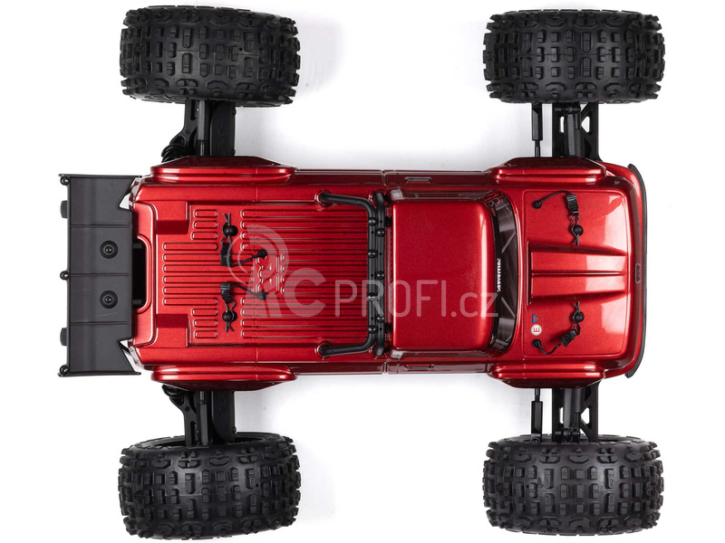 RC auto Arrma Outcast 4S V2 BLX 1:10 4WD RTR, červená