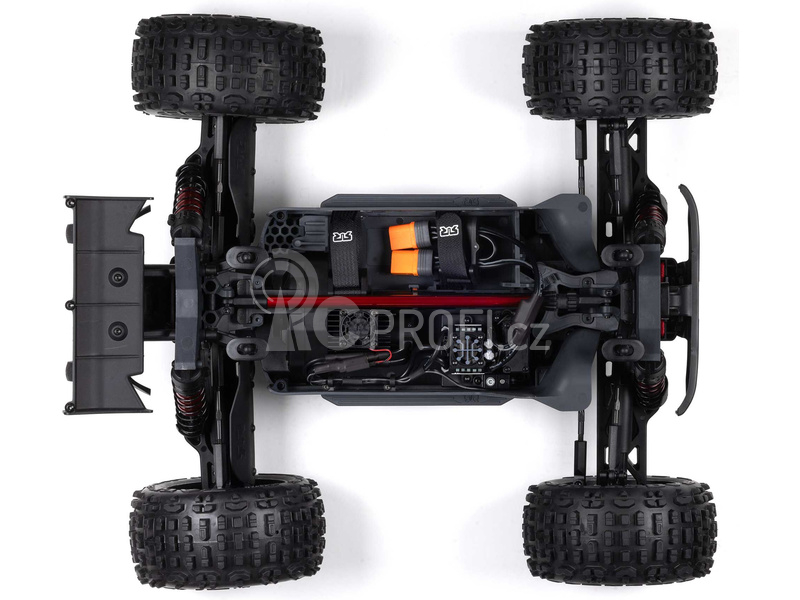 RC auto Arrma Outcast 4S V2 BLX 1:10 4WD RTR, červená