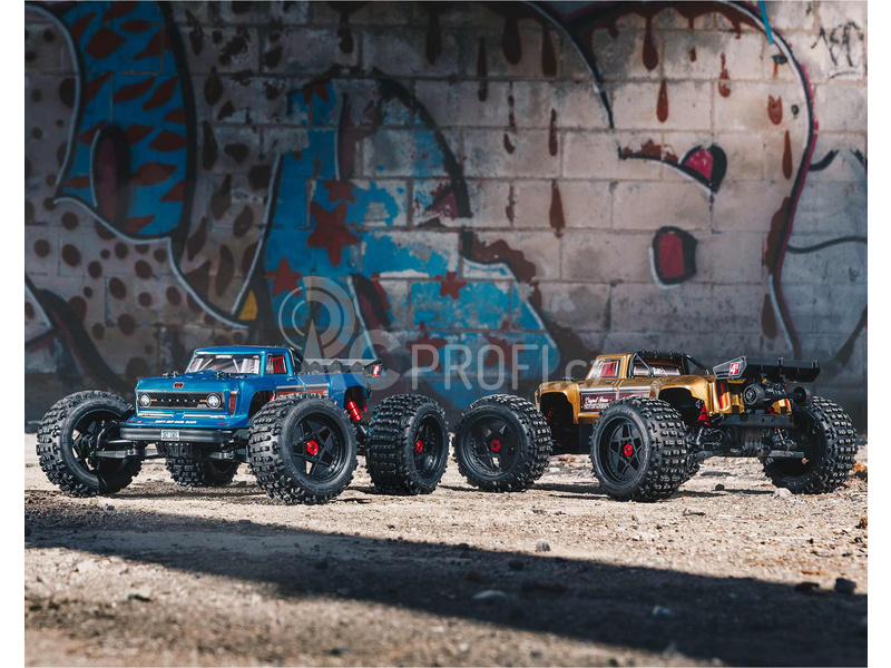 RC auto Arrma Outcast 4S V2 BLX 1:10 4WD RTR, modrá