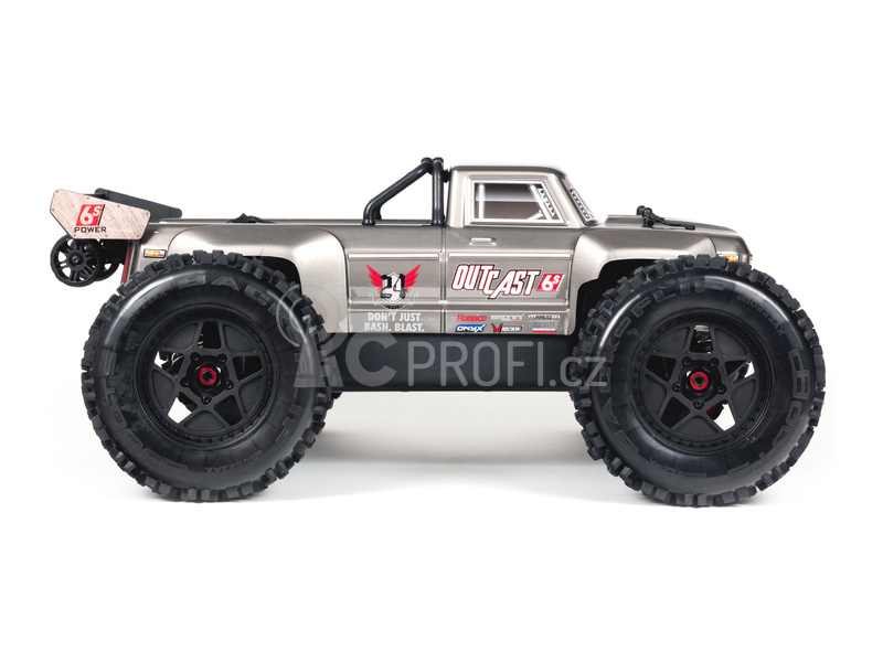 Arrma Outcast 6S BLX 1:8 4WD RTR stříbrná